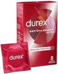 Durex Gef&uuml;hlsecht Ultra Kondome &ndash; Extra d&uuml;nne Spitze & mit Silikongleitgel