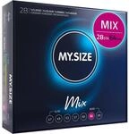 MY.SIZE Mix Premium Kondome Gr&ouml;&szlig;e 6, 64 mm &ndash; 28 St&uuml;ck | 4 Varianten:...