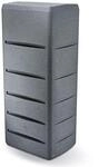 Prosperplast Regentonne eckig Regenwassertank Poseidon 720 Liter granitgrau aus UV-