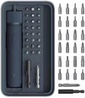 HOTO Magnetischer Elektrischer Schraubendreher Set mit 25 Bits, LED-Licht, 3