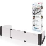 reer BASIC Herdschutzgitter | ausziehbar von 55 - 61 cm | Herdsicherung ohne Bohren 