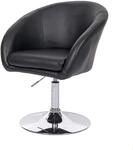 Mendler Esszimmerstuhl HWC-F19, K&uuml;chenstuhl Stuhl Drehstuhl Loungesessel, drehbar
