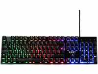 L33T Oseberg halbmechanische Gaming Tastatur (PC Gaming Keyboard, RGB Beleuchtung,