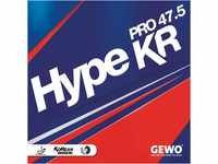 GEWO Belag Hype KR Pro 47.5, rot, 2,1 mm