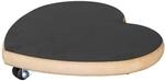 WAGNER Pflanzenroller Black Heart &Oslash; 20 x 4 cm I Blumenroller f&uuml;r den Innenbereich,
