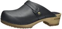 Sanita Ursana offener Clogs Leder-Holzclogs Damen Schwarz EU 35 | Original