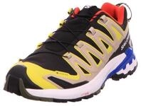 Salomon XA Pro 3D v9 GTX Multifunktionsschuhe Black/Buttercup/Lapis Blue UK 8 - EU 42