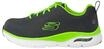 Skechers Herren Arch Fit Sr Ringstap Sneaker, Anthrazit/Limette, 48.5 EU