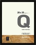 nielsen Bilderrahmen, 28 x 35 cm, Holz, Schwarz, Rahmen zum Aufh&auml;ngen im Hoch- &