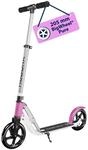 HUDORA BigWheel Pure Scooter I Stabiler Aluminium-Roller mit St&auml;nder I