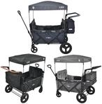 FableKids Bollerwagen Leo X4Plus mit Dach | 4 Sitzpl&auml;tze | Faltbarer Transportwagen