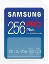Samsung PRO Plus SD-Karte, 256 GB, UHS-I U3, Full HD & 4K UHD, 180 MB/s Lesen, 130