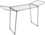 Metaltex Onyx mit St&auml;nder 18 metri di stenditura Schwarz