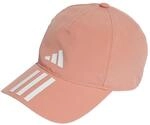 Adidas Unisex 3-Stripes AEROREADY Running Training Baseball Cap, Wonder
