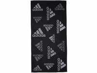 adidas Unisex Adult Branded Must-Have Towel Schwimmbad, Black/White, One Size