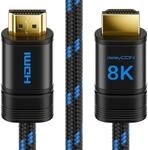 deleyCON 5m 8K HDMI 2.1b Kabel (48G, ULTRA Highspeed) Zertifiziert, 8K@60Hz 4K@144Hz