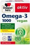 Doppelherz Omega-3 1000 vegan - Hochdosierte Omega-3-Fetts&auml;uren EPA & DHA aus