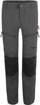Trollkids Kids Nordfjord Zip-Off Pants Slim Fit 140, Dark Grey