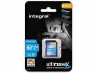 Integral 512GB UHS-II SD-Karte v60 Bis zu 260MB/s Lese- und 150MB/s