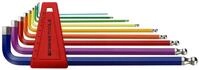 PB SWISS TOOLS 212LH-10RB Gekleurde kogelkop-inbussleutelsets
