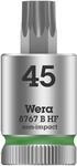 Wera 8767 B HF TORX&reg; Zyklop Bitnuss mit 3/8"-Antrieb mit Haltefunktion, TX 45 x 38.5