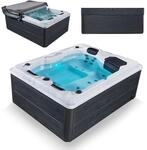 Artsauna Outdoor Whirlpool Oasis - Spa mit Massaged&uuml;sen, LED-Beleuchtung, 2...