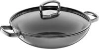 WMF Fusiontec Mineral Wok Induktion 32 cm, Wokpfanne mit Glasdeckel, High-Tech