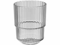 APS Trinkbecher -LINEA- Hochwertiges Tritan Kunststoff Trinkglas mit 0,15 Liter, BPA