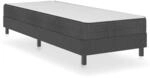 vidaXL Boxspringbett mit Matratze Bettgestell Bett Polsterbett Hotelbett...