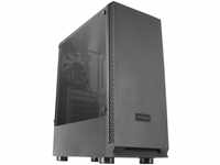 Mars Gaming MCN2, ATX Gaming PC Gehäuse, Volles Seitenfenster, Frontgitter,