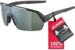 ALPINA Unisex - Erwachsene, TURBO HR Q-LITE Sportbrille, black matt/silver, One Size