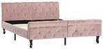 vidaXL Polsterbett Bett Doppelbett Bettgestell Bettrahmen Lattenrost...