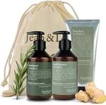 Jean & Len Haarpflege Set Rosemary & Ginger f&uuml;r trockenes und glanzloses Haar,