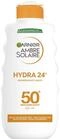 Garnier Ambre Solaire Hydra 24H Sonnenschutz-Milch LSF 50+, schnell einziehend, nicht