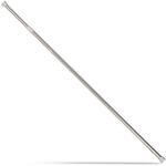 Relaxdays 10023827_865 Duschvorhangstangen130-220 cm Silber