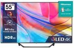 Hisense 55A7KQ Fernseher 139,7 cm (55 Zoll) 4K Ultra HD Smart-TV WiFi Schwarz,