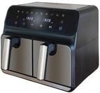 Unold 58685 Hei&szlig;luftfritteuse Doppelkammer Twin Zone -...