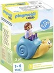 Playmobil 1.2.3 71322 Enfant avec escargot &agrave; bascule 1.2.3