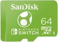 SanDisk microSDXC UHS-I Speicherkarte f&uuml;r Nintendo Switch Yoshi Edition 64 GB (U3,