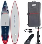 Aqua Marina Aufblasbares Stand Up Paddle Board, Hyper Touring 3,9 m, Marineblau/Grau