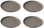 Ritzenhoff & Breker Speiseteller Jasper, Taupe, 4er Set, &oslash; 26 cm, Steinzeug,...
