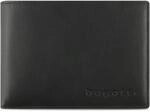 bugatti Super Slim Geldb&ouml;rse aus echtem Leder - D&uuml;nner Geldbeutel mit RFID-Schutz,