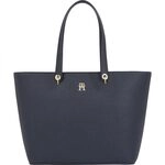 Tommy Hilfiger Damen Tote Bag Tasche Emblem Gro&szlig;, Blau (Space Blue), Einheitsgr&ouml;&szlig;e