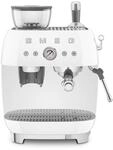 Smeg, EGF03WHEU, manuelle Espressomaschine, mit integrierter Kaffeem&uuml;hle,