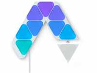 Nanoleaf Shapes Mini Triangle Starter Kit, 9 Smarten Dreieckigen Mini LED Panels RGBW