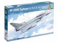 Italeri 1457S 1457S-1:72 RAF EF-2000 Eurofighter Typhoon, Modellbau, Bausatz,