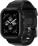 Spigen Rugged Armor Pro H&uuml;lle mit Armband Kompatibel mit Apple Watch Serie