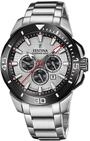 Festina Herrenuhr Analog - Edelstahl 316L Silber - Quarzwerk - Chronograph - Datum -