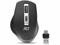 ACT Maus Kabellos, Bluetooth oder 2.4Ghz USB Mini Dongle, Multi-Device Kabellose