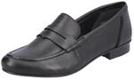 Rieker Loafer - Schwarz Glattleder 37 EU